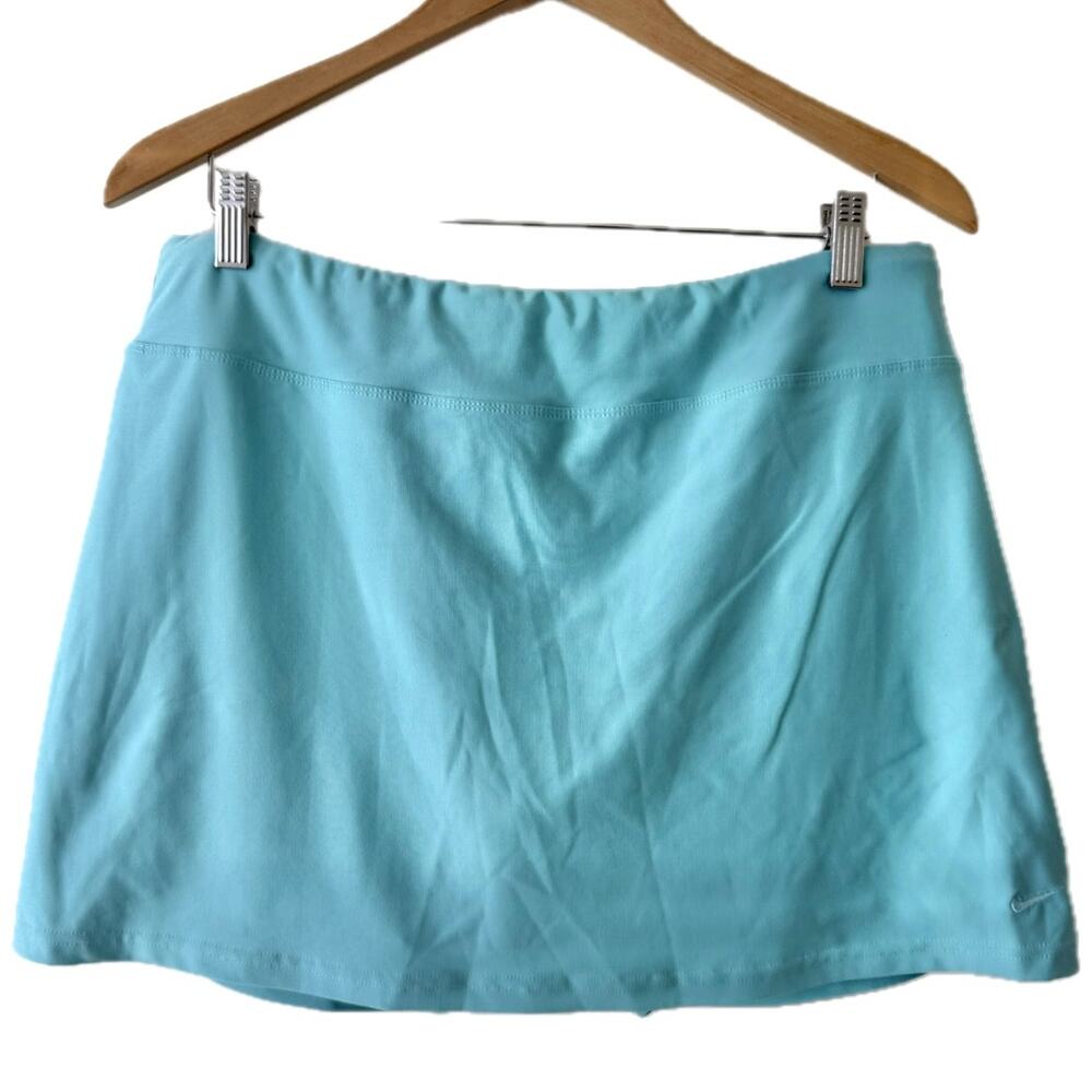 Nike Fit Dry Robin Blue Skort Skirt Large Athleisure Preppy Tennis Pickleball